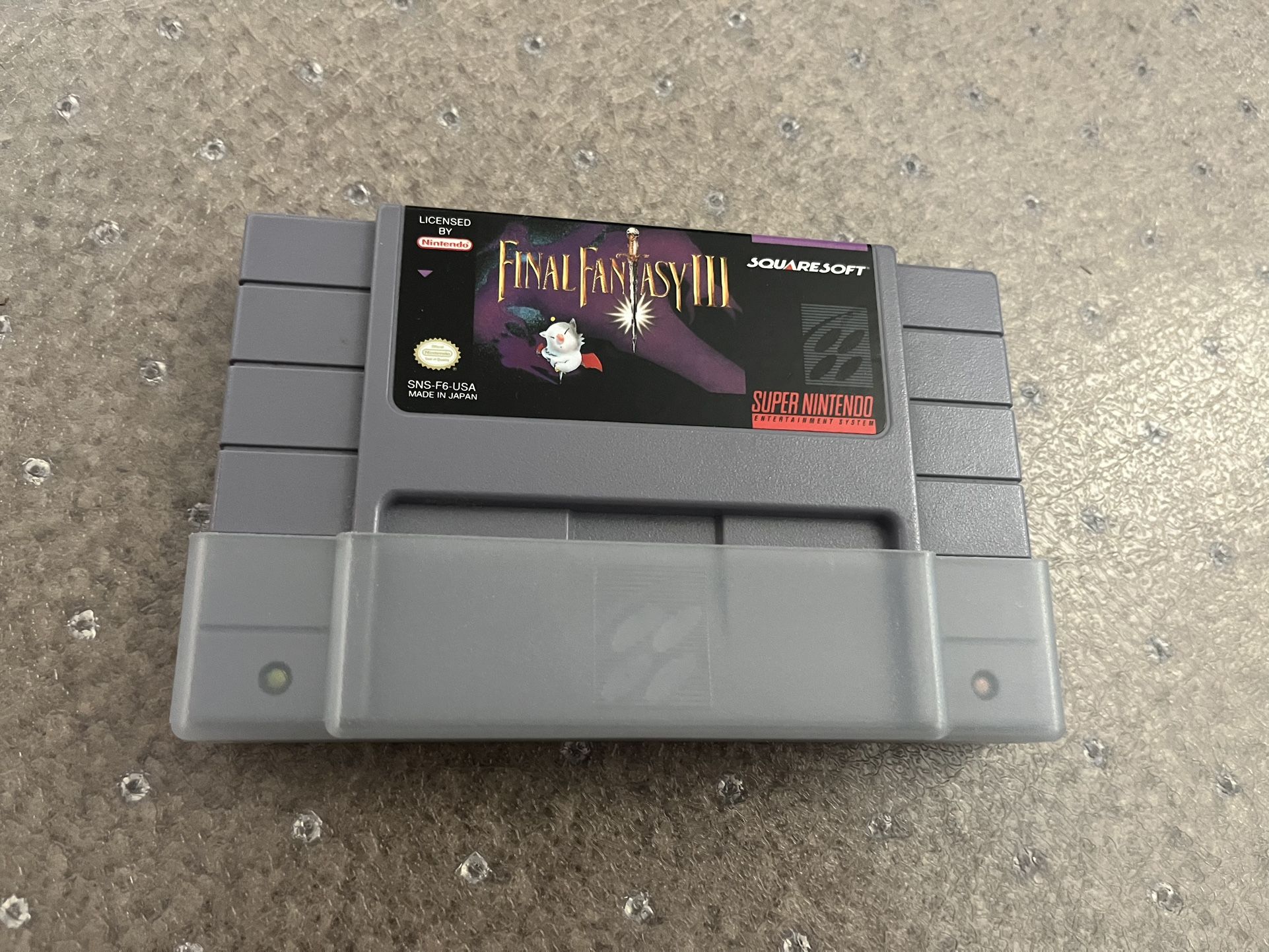 Final Fantasy III for SNES (actually FF6)