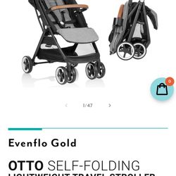 OTTO Self Folding Light Weight Travel Stroller 