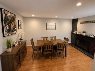 Solid Wood Dining Table Set