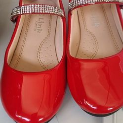Girls Red Dress Shoes