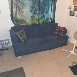 Midnight blue couch.  Pick up only.