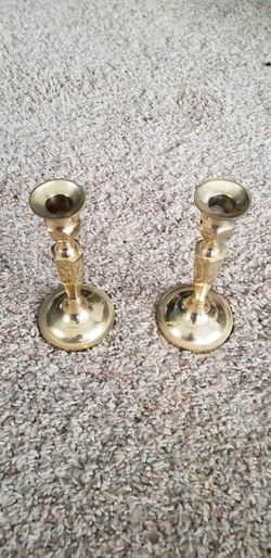 2 Brass Candlesticks
