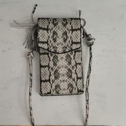 Faux Snake Skin Bag