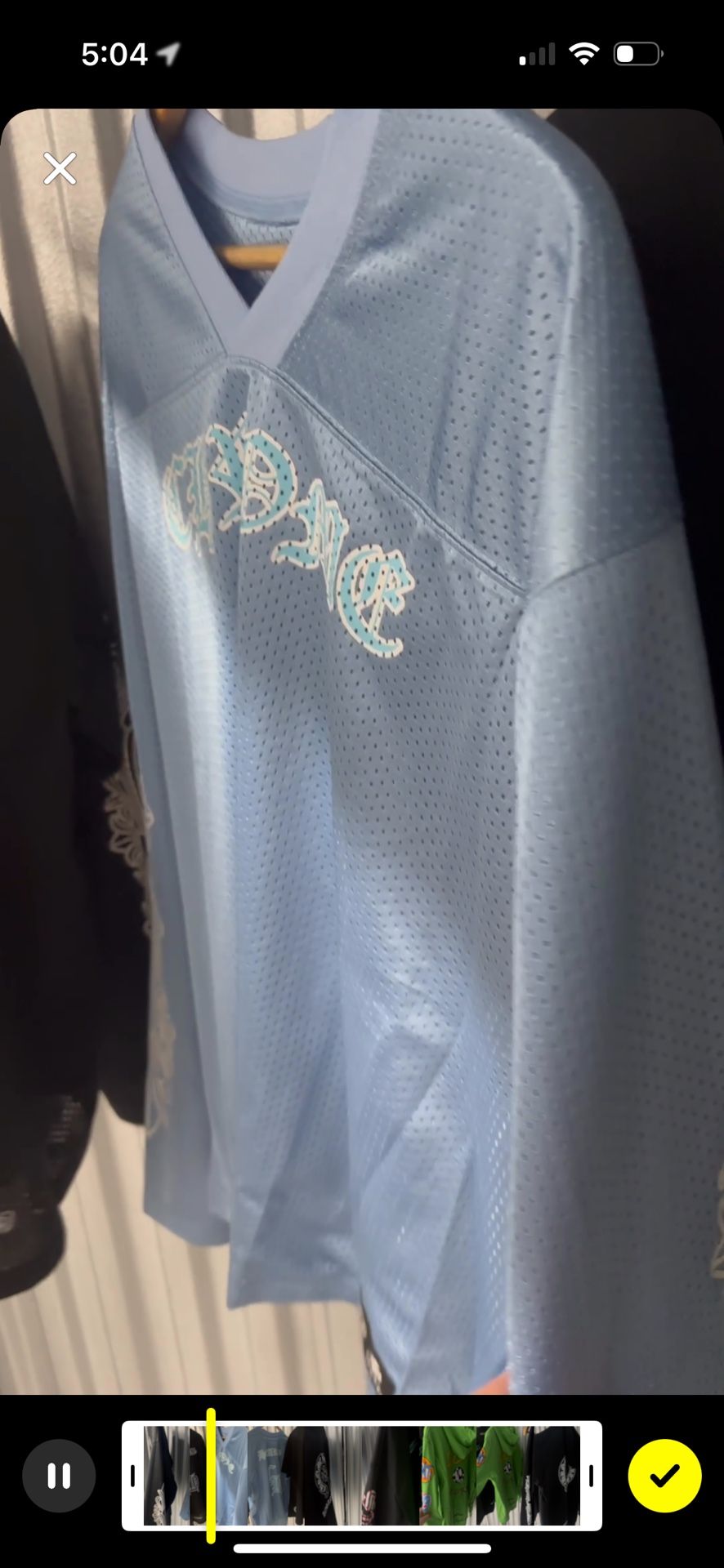 Blue Long Sleeve Jersey