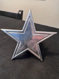 Chrome Metal Star Decorative Figurine hitch cover