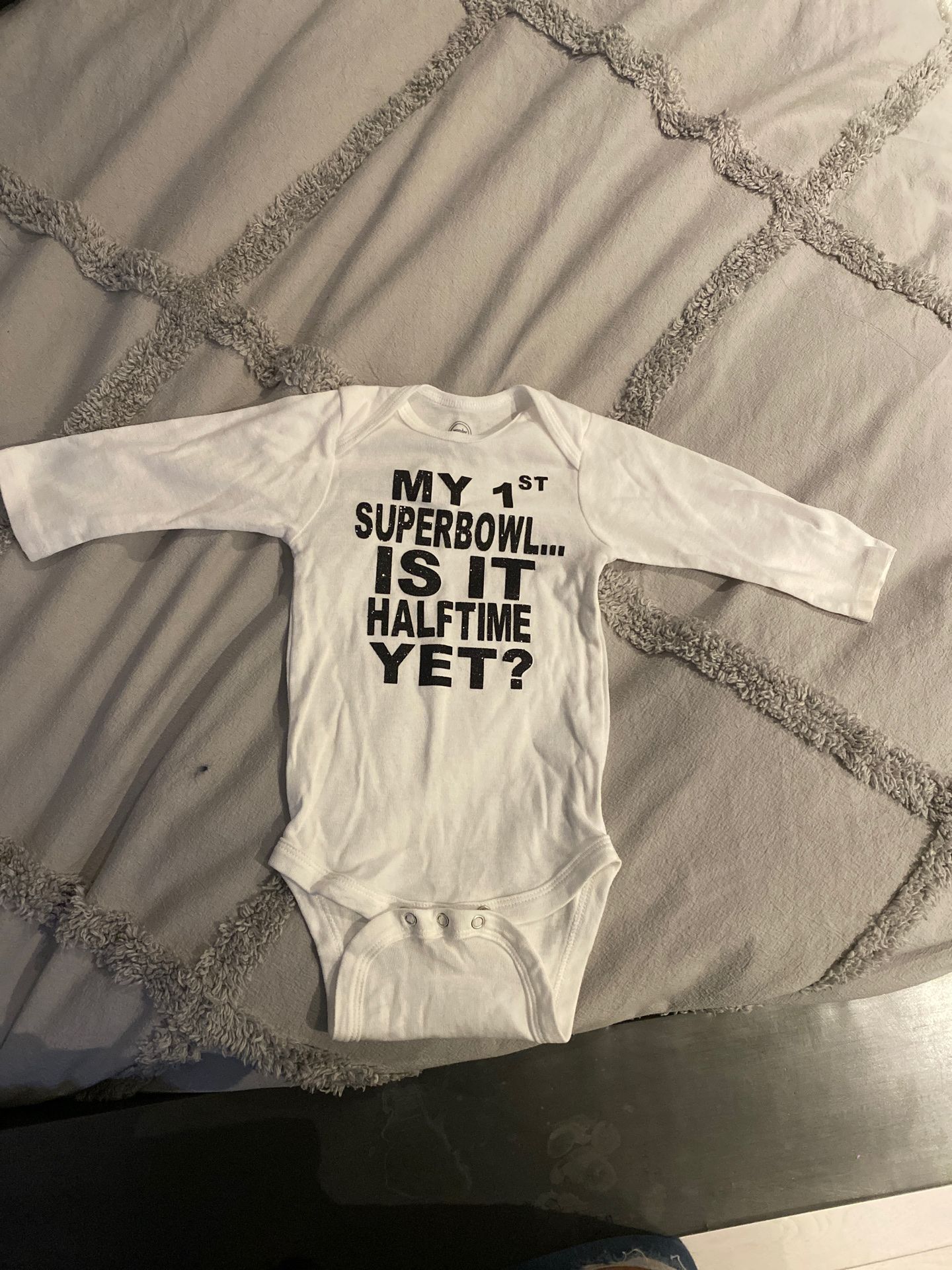 Super bowl onesie