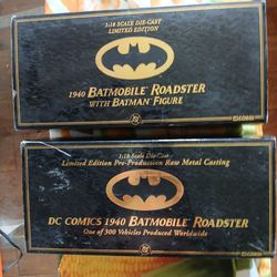 (2) Proto-Type Batmobiles