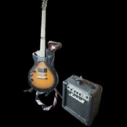 Epiphone Special Left Handed Electric Guitar & stand & Marshall Amp
