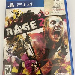PS4 Rage 2 PlayStation 4 Game Used