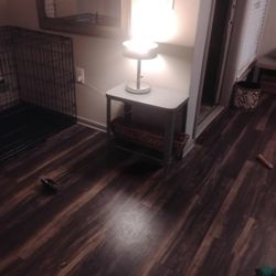 Small Ikea Metal End Table (Silver)