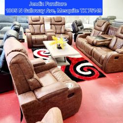 🛋Promotion On Reclining Livingroom Sofa Sets 🛋 Only $49 Down No Credit Needed Financing ✨️ 