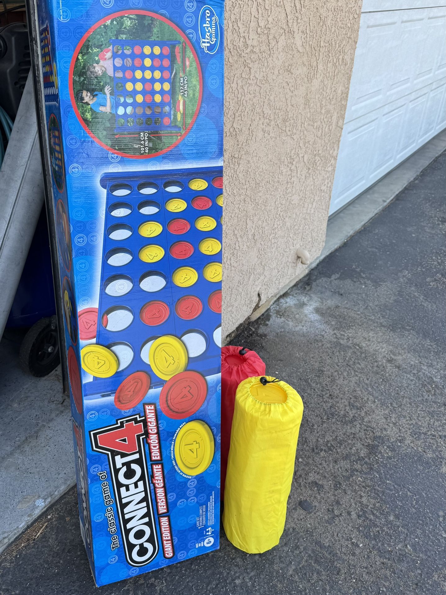 Giant Lawn Sized Connect Four Game