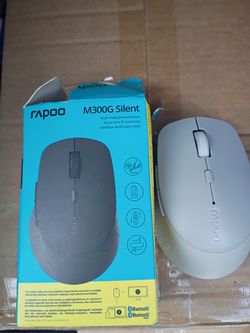 Rapoo M300G Silent Wireless Mouse (Multi-Mode Bluetooth/USB) – Like New
