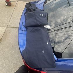 Navy Blue Polo Fleece