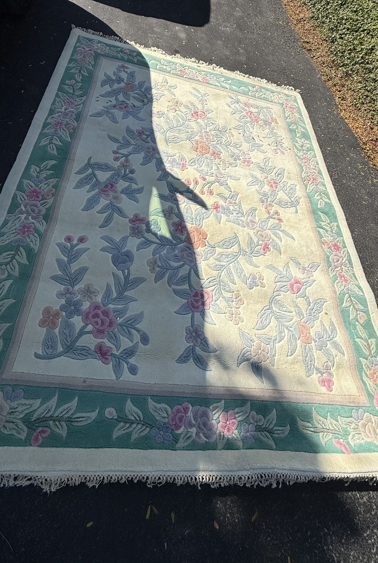 8x11 Room Rug. Tufted Chinese Handmade