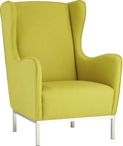 CB2 Wheatgrass Accent Chair