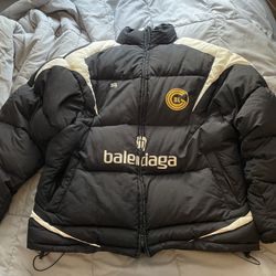 Balenciaga Soccer Oversized Puffer Jacket