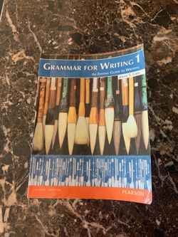 Grammar For Writing 1