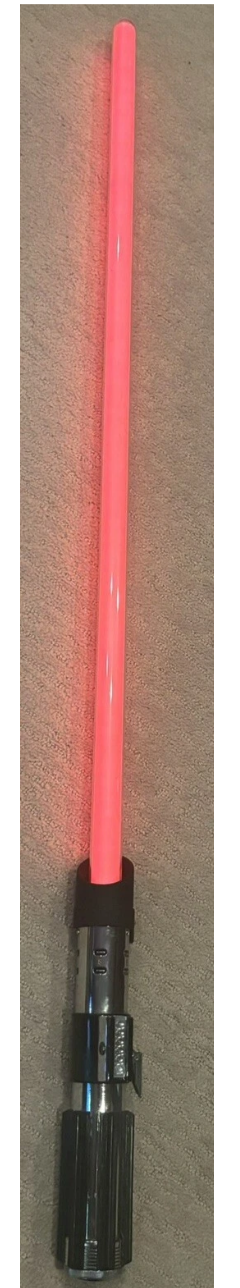 Vtg Rare Darth Vader light saber 2007