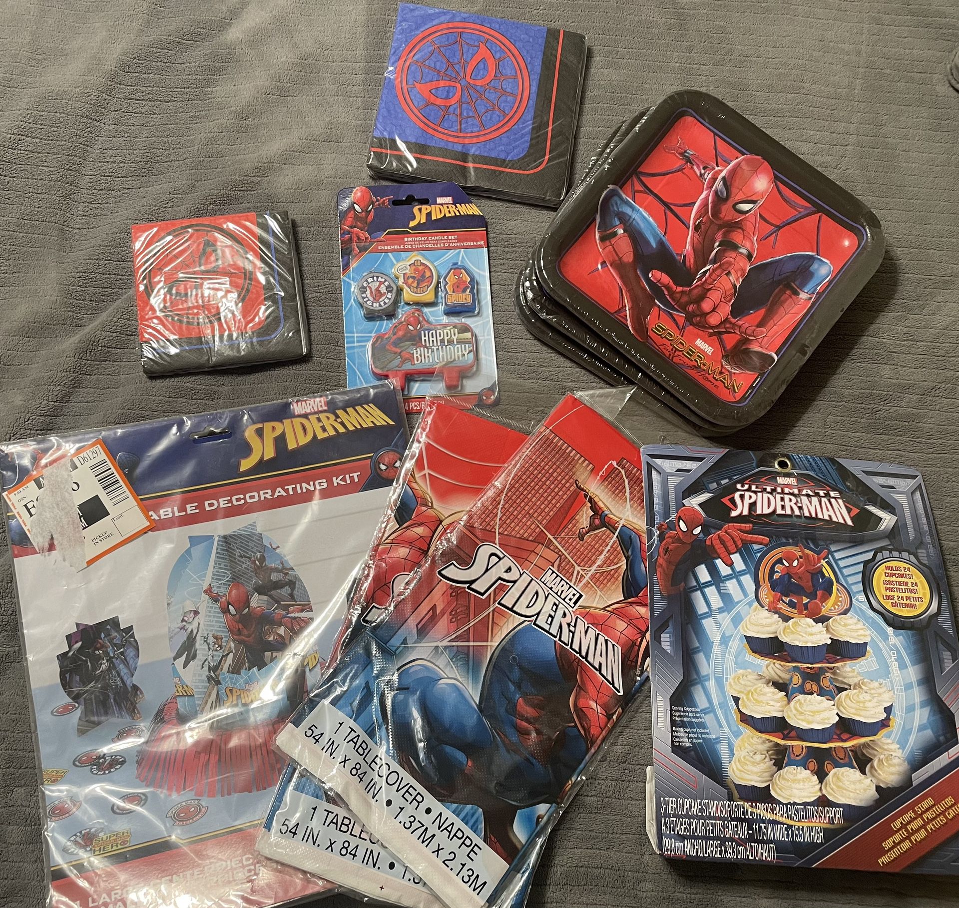 Spider-Man Birthday Supplies/Decor