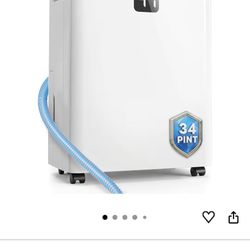34 Pint Dehumidifier for Large Rooms up to 2500 Sq Ft