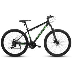 Ecarpat 27 Inch Mountain Bike 21 Speed, Suspension Fork, Aluminum Frame Disc Brak