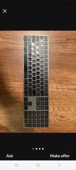 Apple Magic Keyboard in sleek space gray. Fully functional and in excellent condition.(Regular Price $ 299)