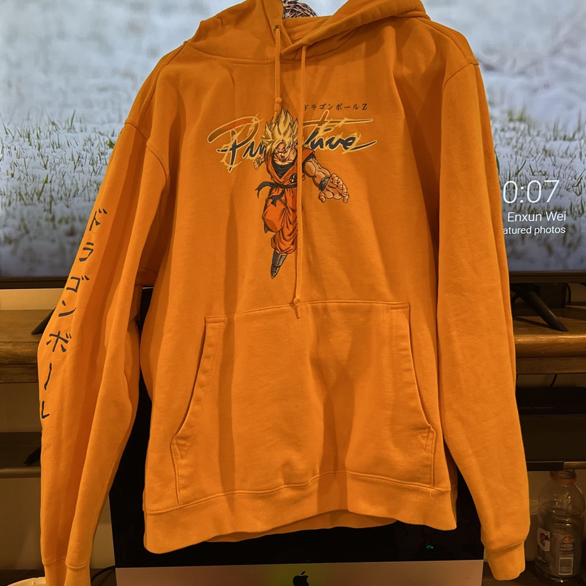 Primitive x Dragon Ball Z Super Saiyan Goku Gold Hoodie