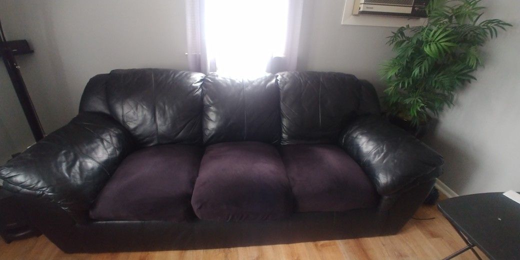 Leather Love Seat & Sofa