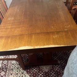 Dining Table And Six Chairs 