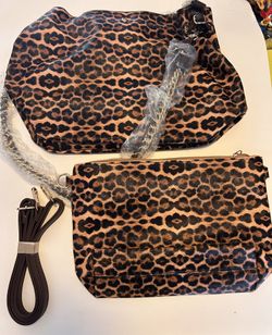 Cheetah Print Single Shoulder Strap