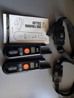 Dog training collars