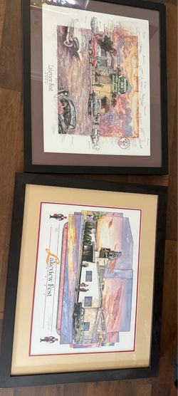 Signed Lakeview Fest Prints – Rockery Inn & L’enfant’s – Framed Limited Editions