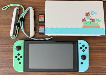 Animal Crossing Switch 1 with Yoshi’s Crafted World and Mario Golf