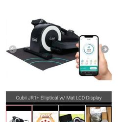 Cubic JR1+ Elliptical With Mat  LCD Display