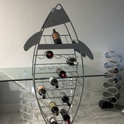 FISH Wine Rack LARGE Holds 45 Bottles 