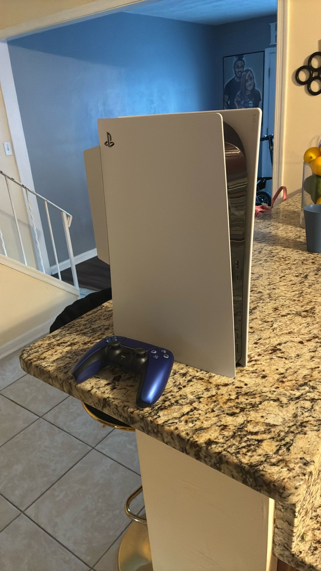 ps5 wit cooling fan and controller 