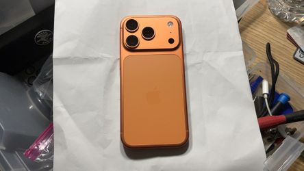 iPhone 17 Pro 256 GB orange unlocked both eSIM not stolen just paid off Verizon