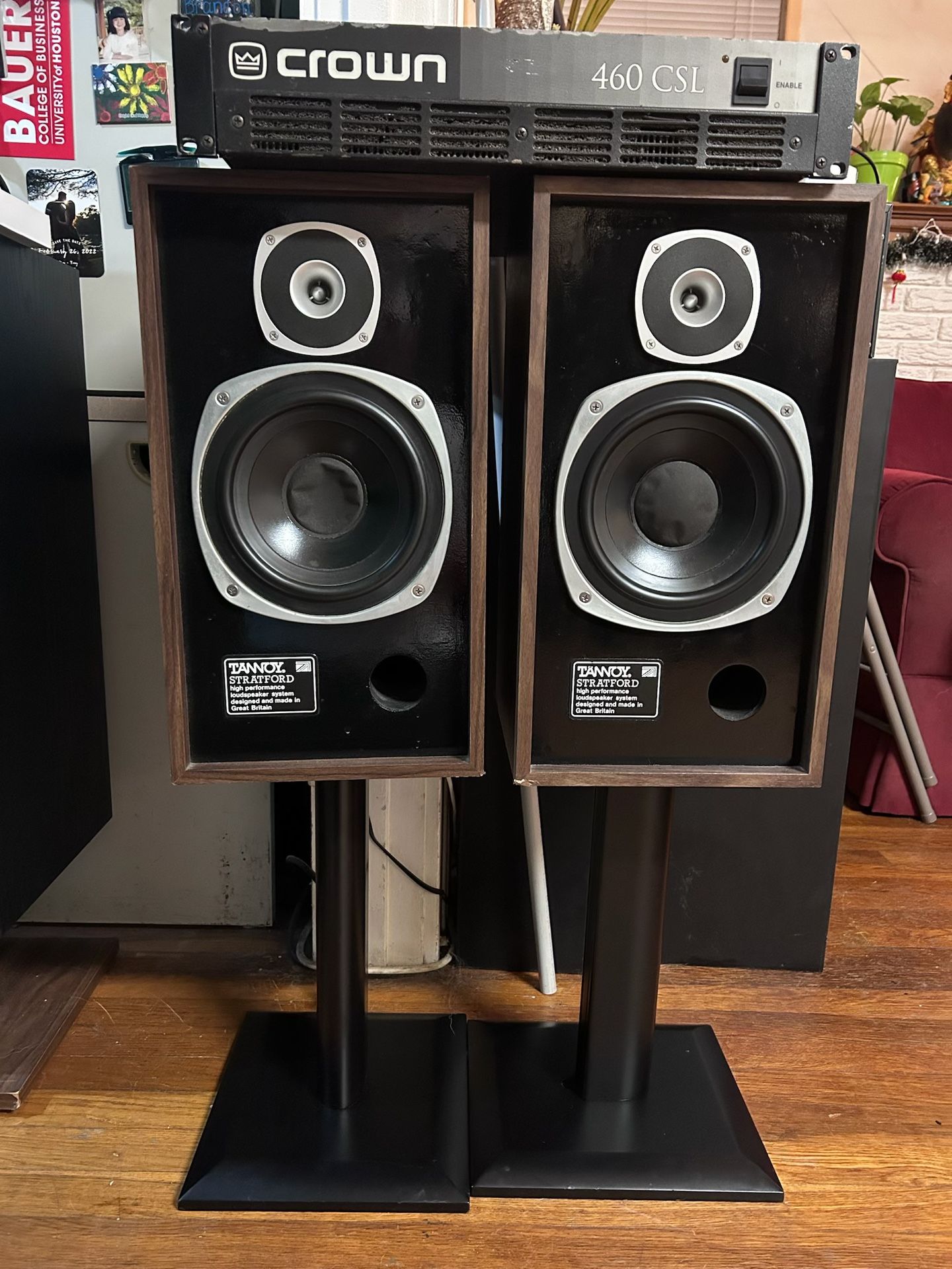Tannoy Stratford Speakers And Amp Crown