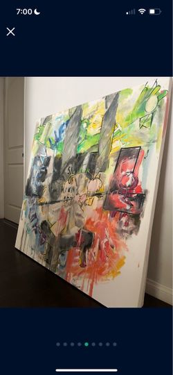 Large full wall modern art original painting