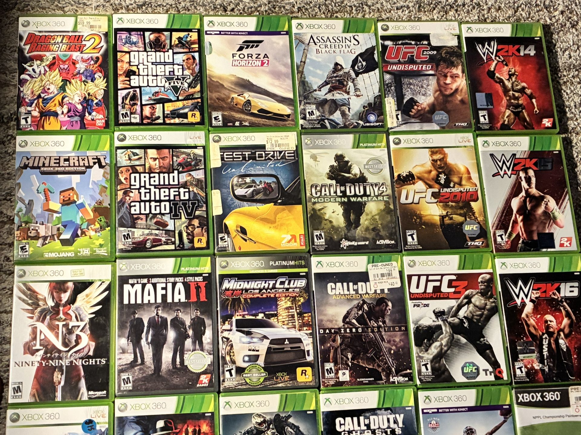 XBOX 360 games