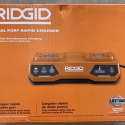 Ridgid 18v Dual Port Rapid Charger