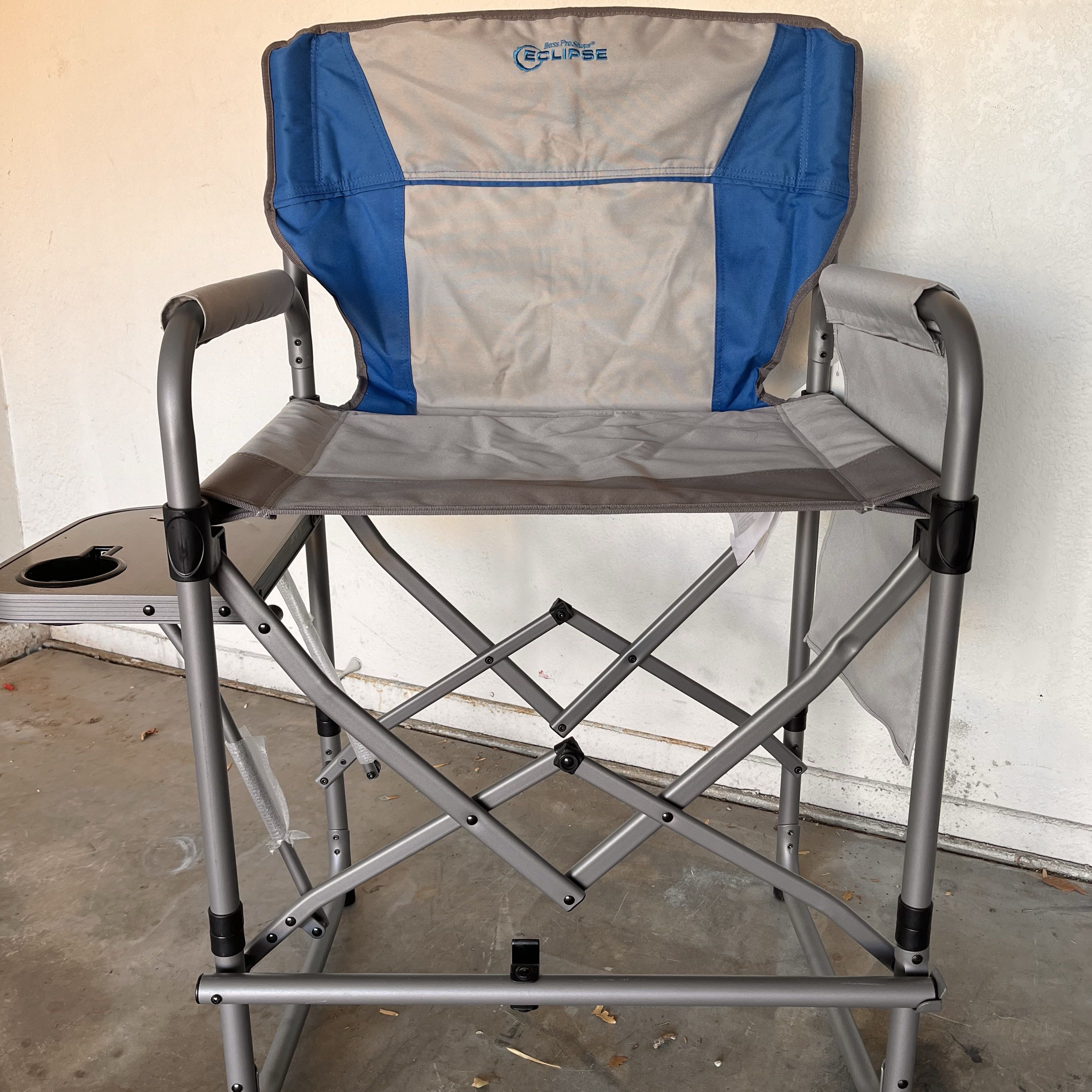 Caravan Folding Director Chair with Side Table