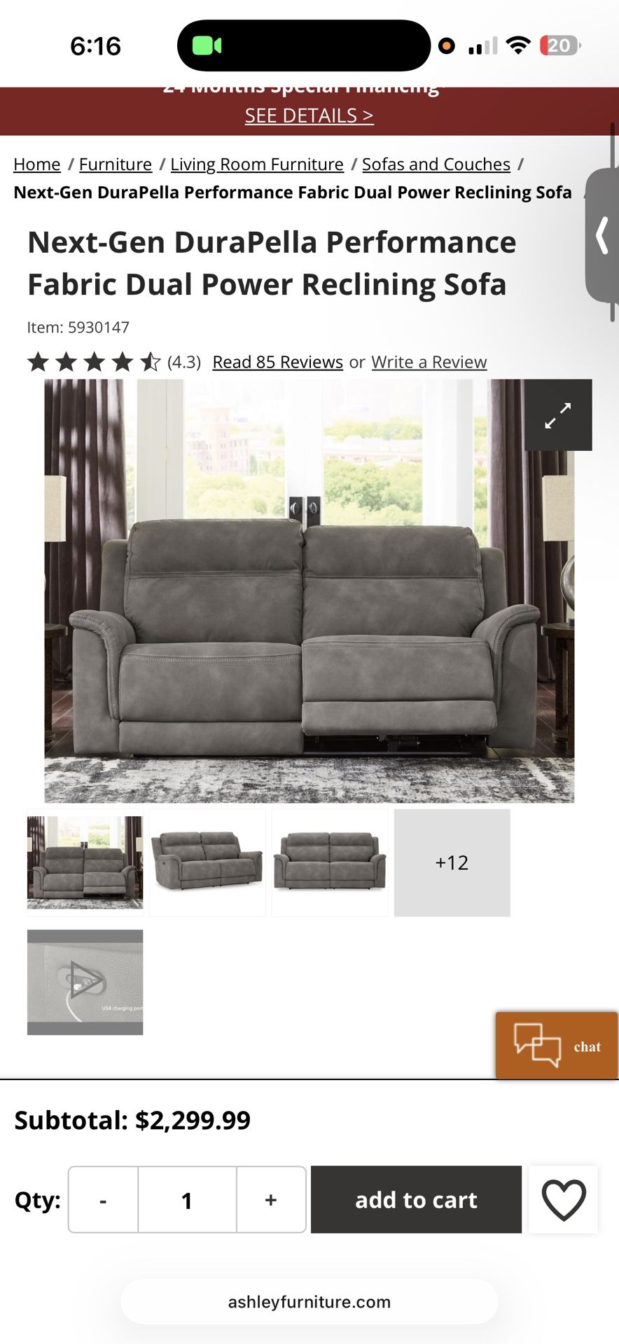 Brand New Couch Set