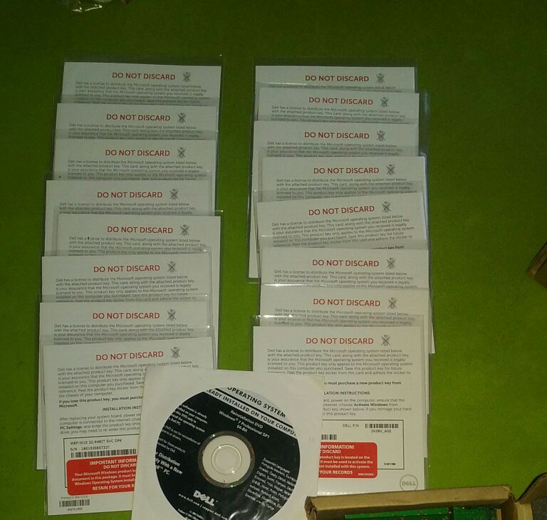 1- NEW Windows 10 Pro Product Key Sealed + DVD Media