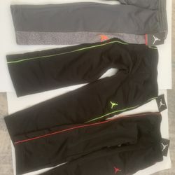 3 New Pair Of Boys Jordan’s Track Pants  Size 4/5  New With Tags  Never Worn 