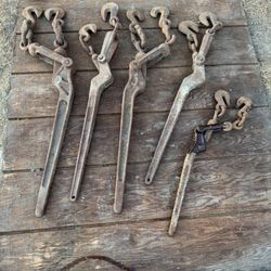 Set of 5 chain binders