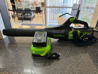 Greenworks Pro 80V Cordless Leaf Blower with Battery and Charger, model: BLB489