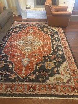 Large Traditional Persian-Style Area Rug