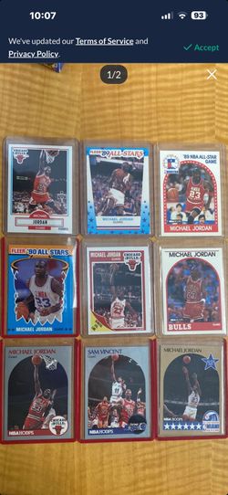 Michael Jordan basketball cards